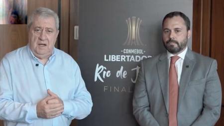 The presidents of Boca and Fluminense ask for peace before the final